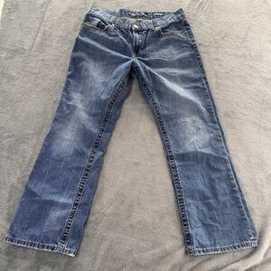 Seven7 Straight Fit Blue Jeans